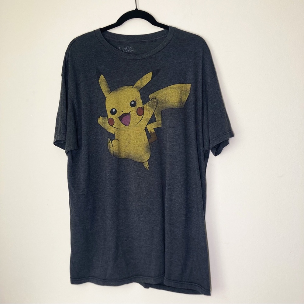 POKÉMON PIKACHU T- Shirt Nintendo Mens Size XL EUC
